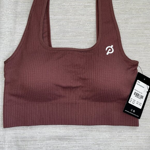 NWT, Peloton, Apparel, Seamless Square Neck Bra, Rose Taupe, XS/S - Picture 5 of 6